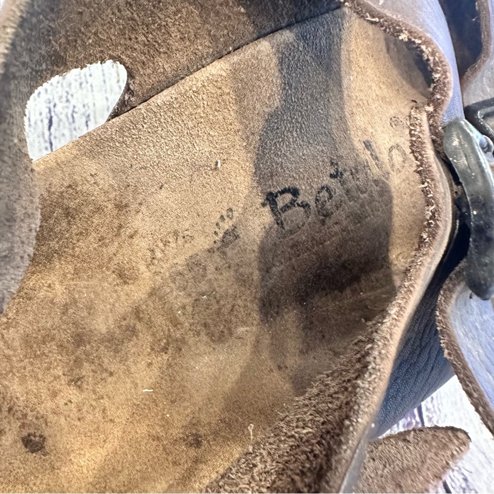 Birkenstock Betula Milano Brown Leather Sandals - Picture 8 of 9